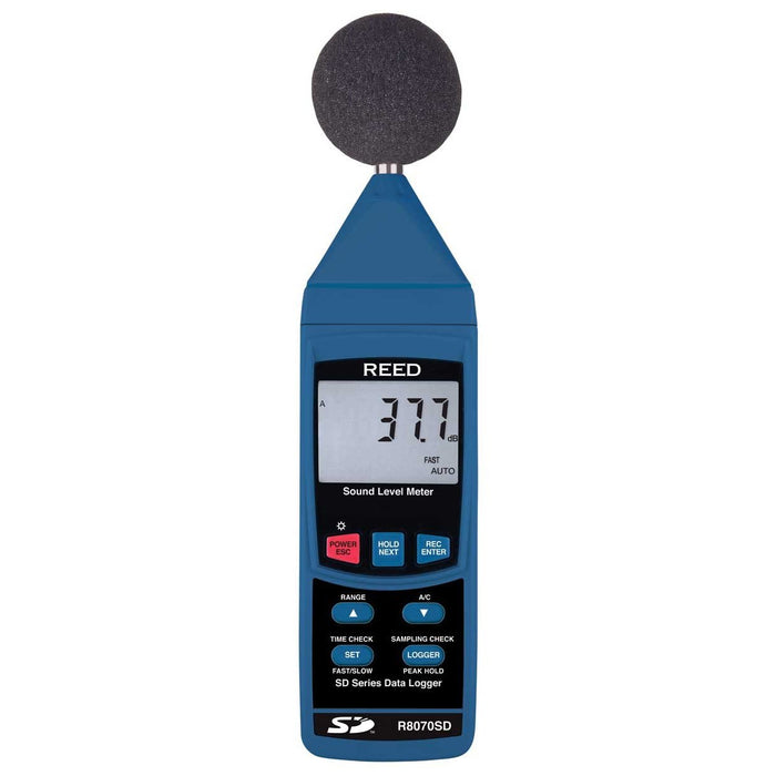 Weather Scientific REED R8070SD Data Logging Sound Level Meter, includes ISO Certificate Reed Instruments 