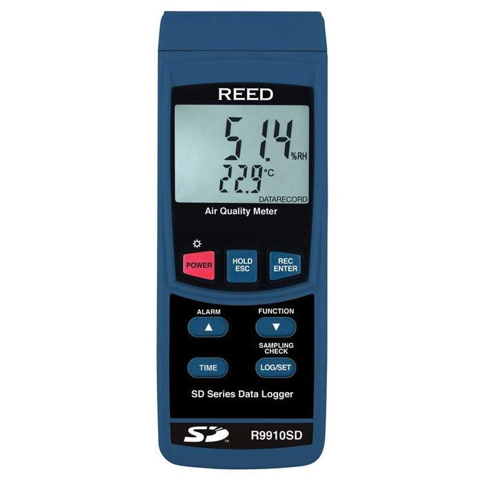 Weather Scientific REED R9910SD Data Logging Air Quality Meter, includes ISO Certificate Reed Instruments 